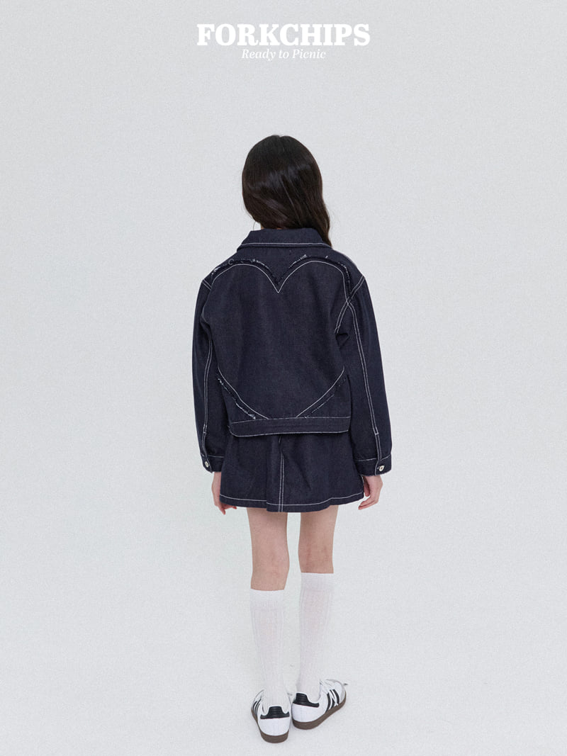 Fork Chips - Korean Children Fashion - #childofig - Rough Pleated Skirt - 5