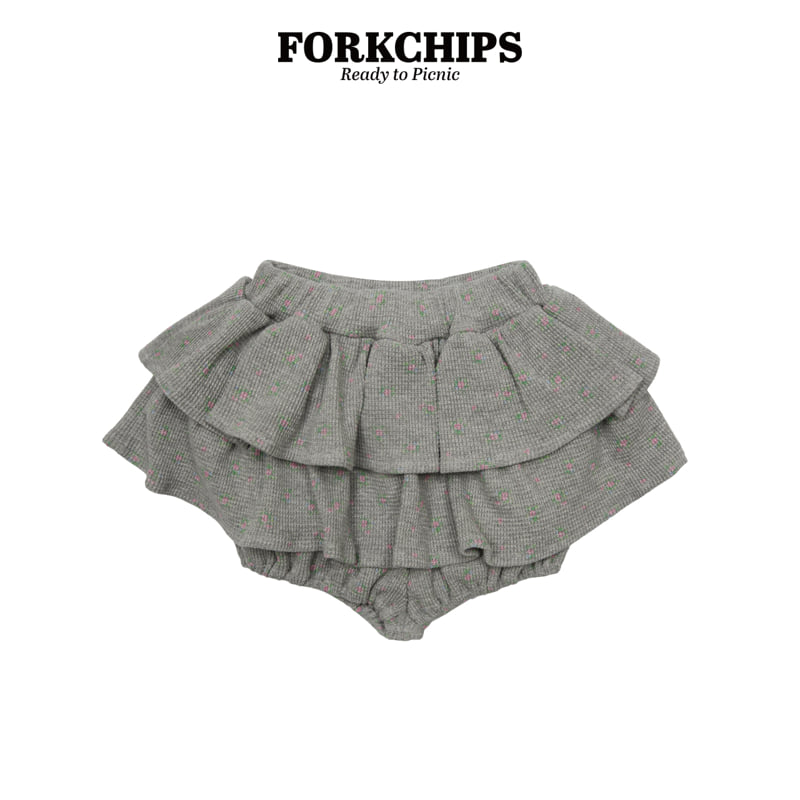 Fork Chips - Korean Children Fashion - #childrensboutique - Daisy Ruffle Skirt - 2