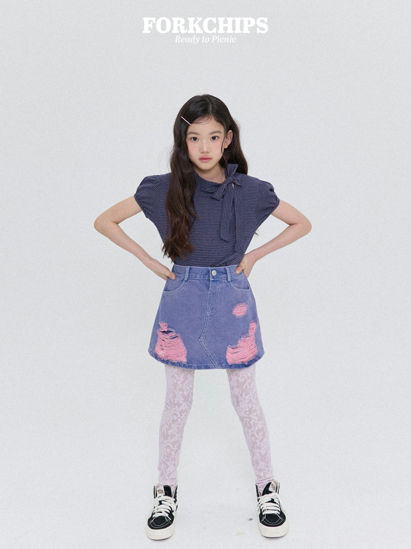 Fork Chips - Korean Children Fashion - #childrensboutique - Jane Vintage Skirt - 11