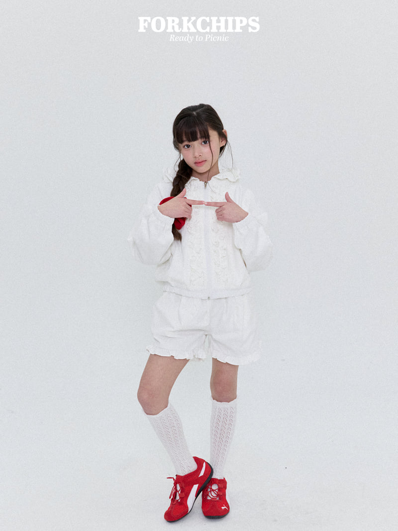 Fork Chips - Korean Children Fashion - #childrensboutique - Bloom Frill Pants - 10