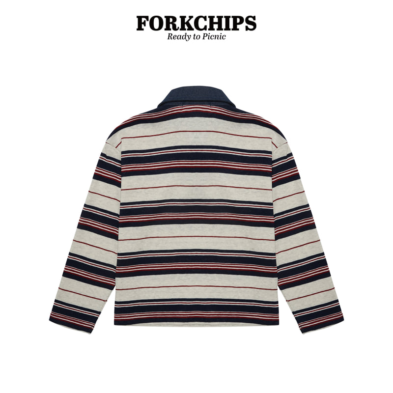 Fork Chips - Korean Children Fashion - #childrensboutique - Dandy Collar Tee - 3