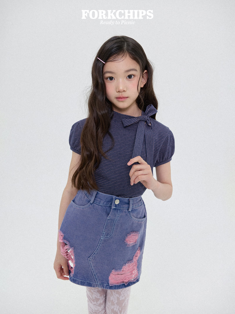 Fork Chips - Korean Children Fashion - #designkidswear - Jane Vintage Skirt - 12