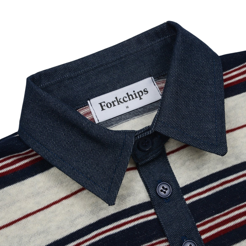 Fork Chips - Korean Children Fashion - #childrensboutique - Dandy Collar Tee - 4