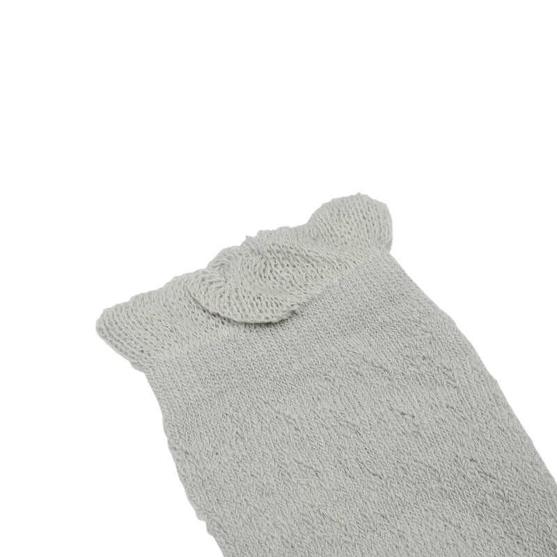 Fork Chips - Korean Children Fashion - #designkidswear - Eyelet Knee Socks - 2