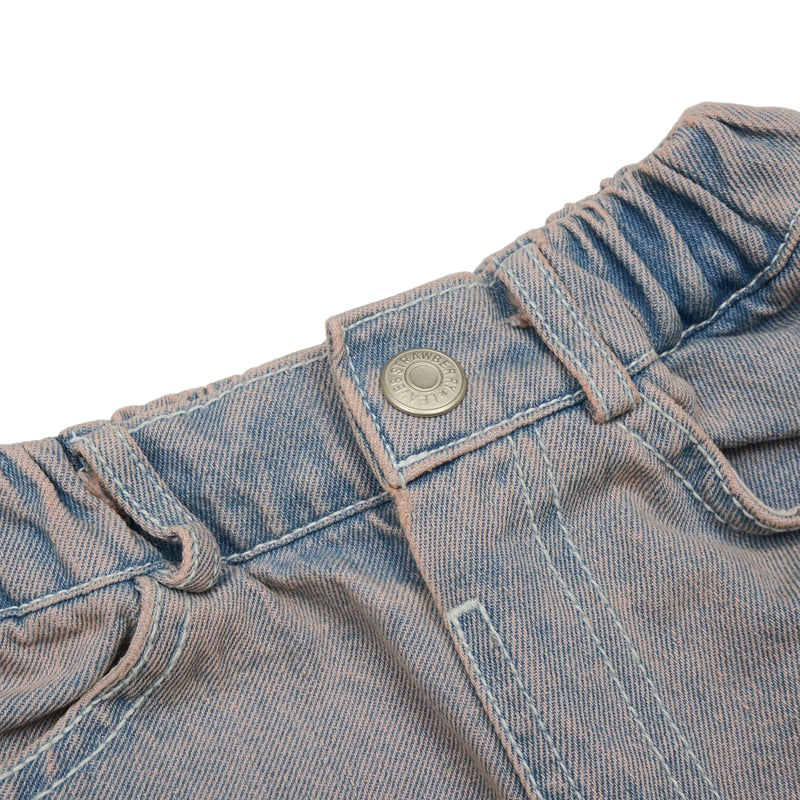 Fork Chips - Korean Children Fashion - #designkidswear - Peach Heart Shorts - 3