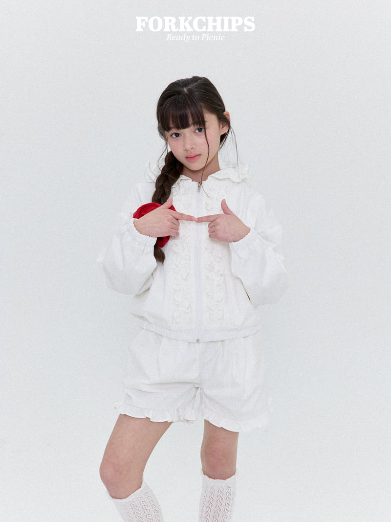Fork Chips - Korean Children Fashion - #discoveringself - Bloom Frill Pants - 12