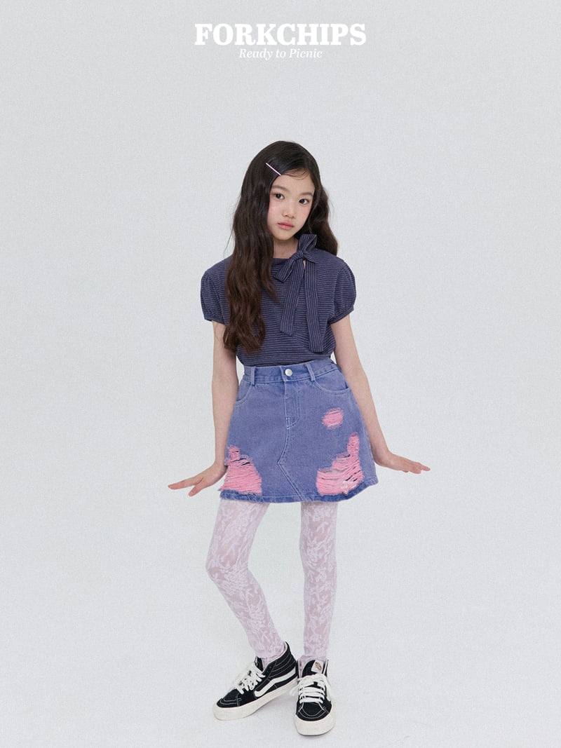 Fork Chips - Korean Children Fashion - #discoveringself - Bunny Leggings - 7