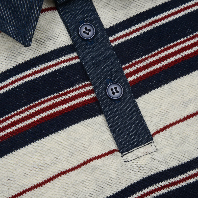 Fork Chips - Korean Children Fashion - #discoveringself - Dandy Collar Tee - 5