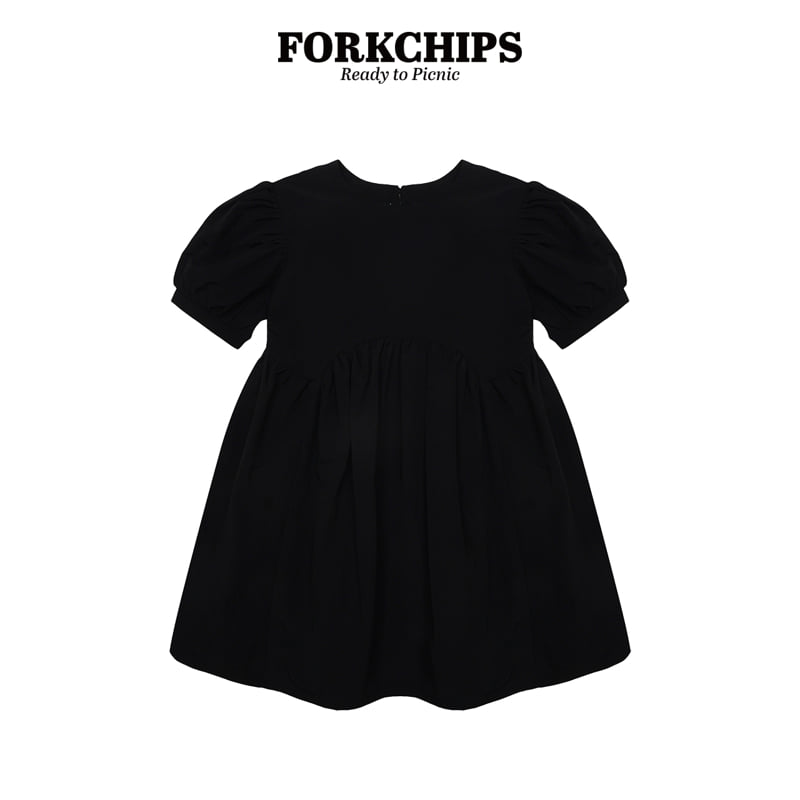 Fork Chips - Korean Children Fashion - #discoveringself - Clara One-piece
