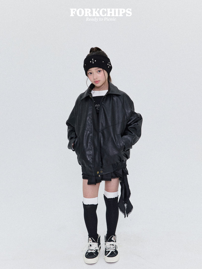 Fork Chips - Korean Children Fashion - #discoveringself - Vints Jacket - 12