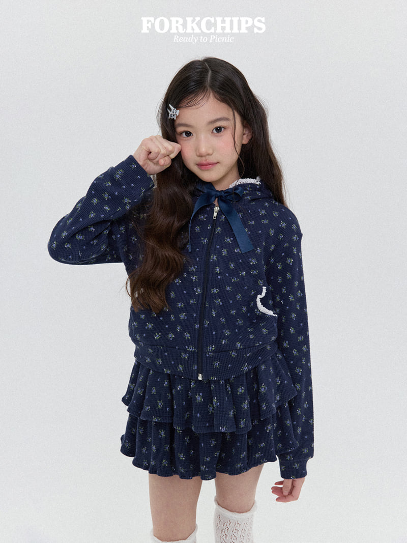 Fork Chips - Korean Children Fashion - #fashionkids - Daisy Ruffle Skirt - 5