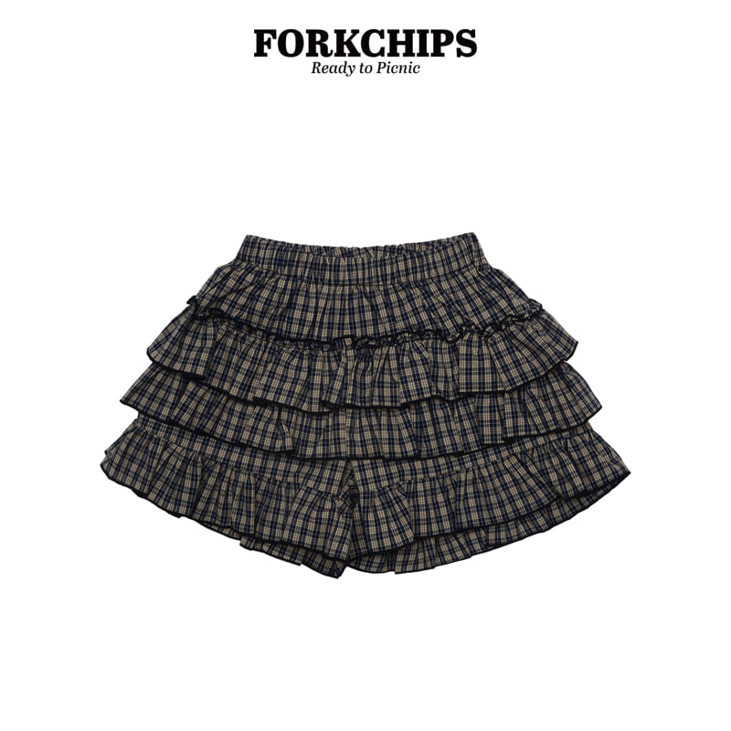 Fork Chips - Korean Children Fashion - #fashionkids - Mile Ruffle Skirt