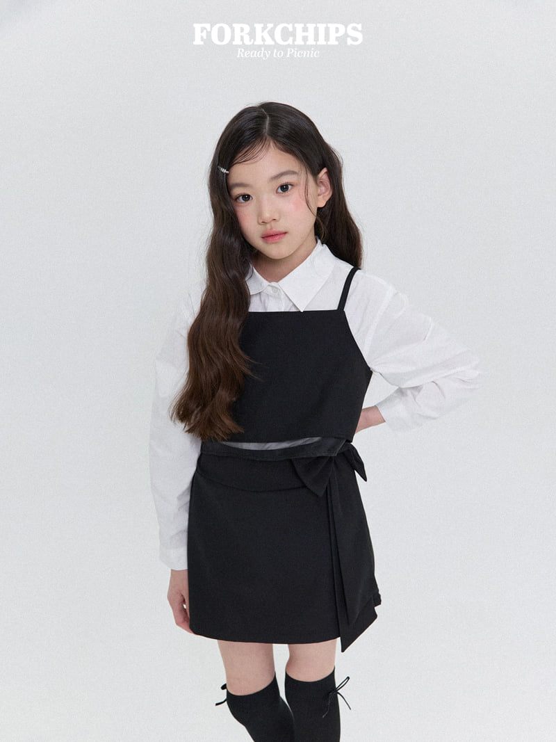 Fork Chips - Korean Children Fashion - #kidsshorts - Ruby Ribbon Skirt - 10