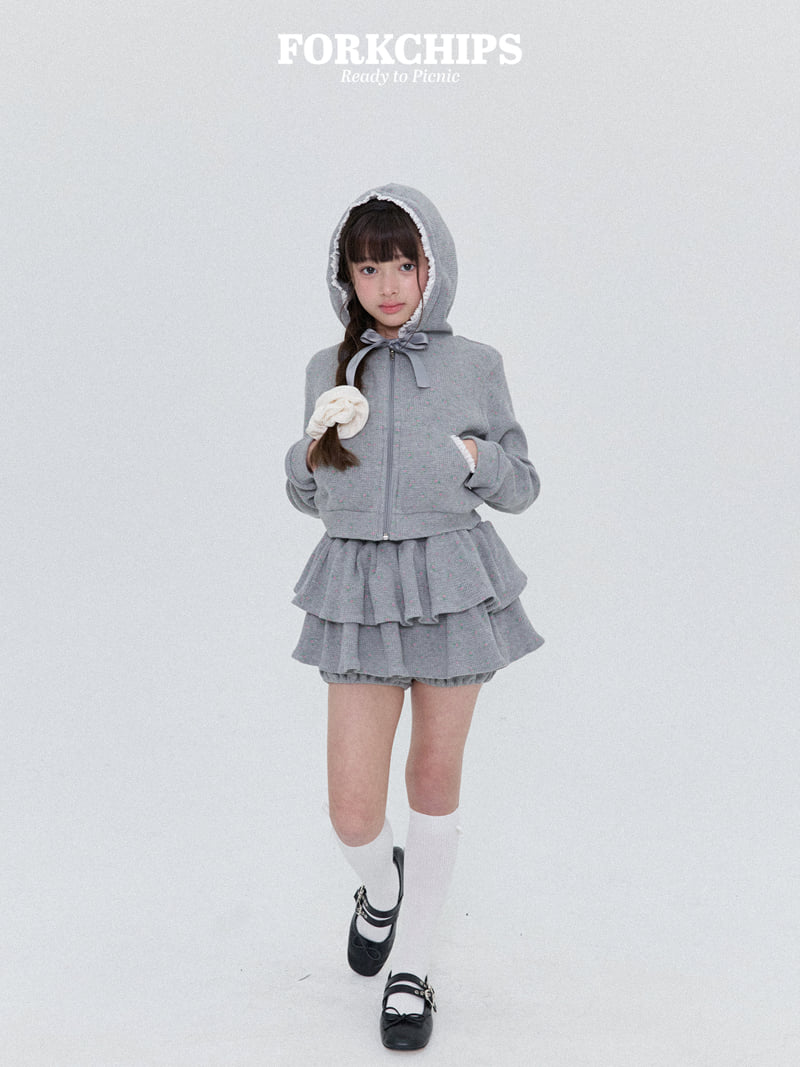 Fork Chips - Korean Children Fashion - #kidsshorts - Daisy Ruffle Skirt - 6