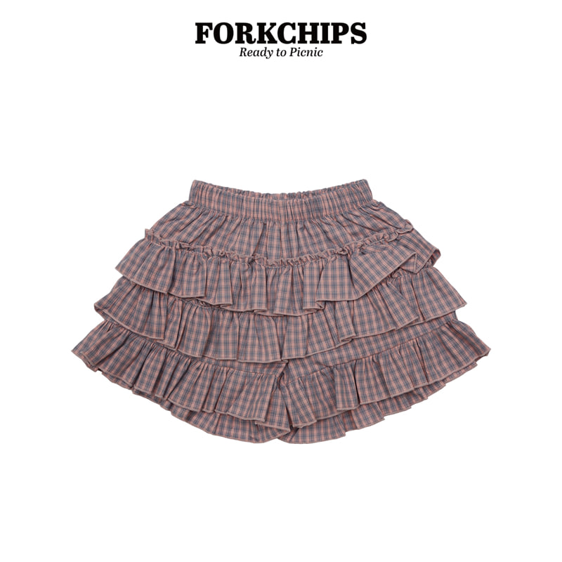 Fork Chips - Korean Children Fashion - #kidsshorts - Mile Ruffle Skirt - 2