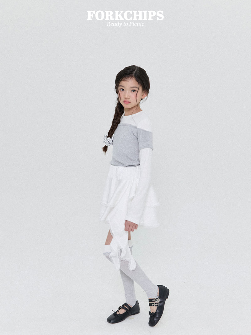 Fork Chips - Korean Children Fashion - #kidsshorts - Silky Drop Skirt - 12
