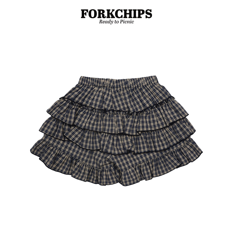 Fork Chips - Korean Children Fashion - #kidsstore - Mile Ruffle Skirt - 3