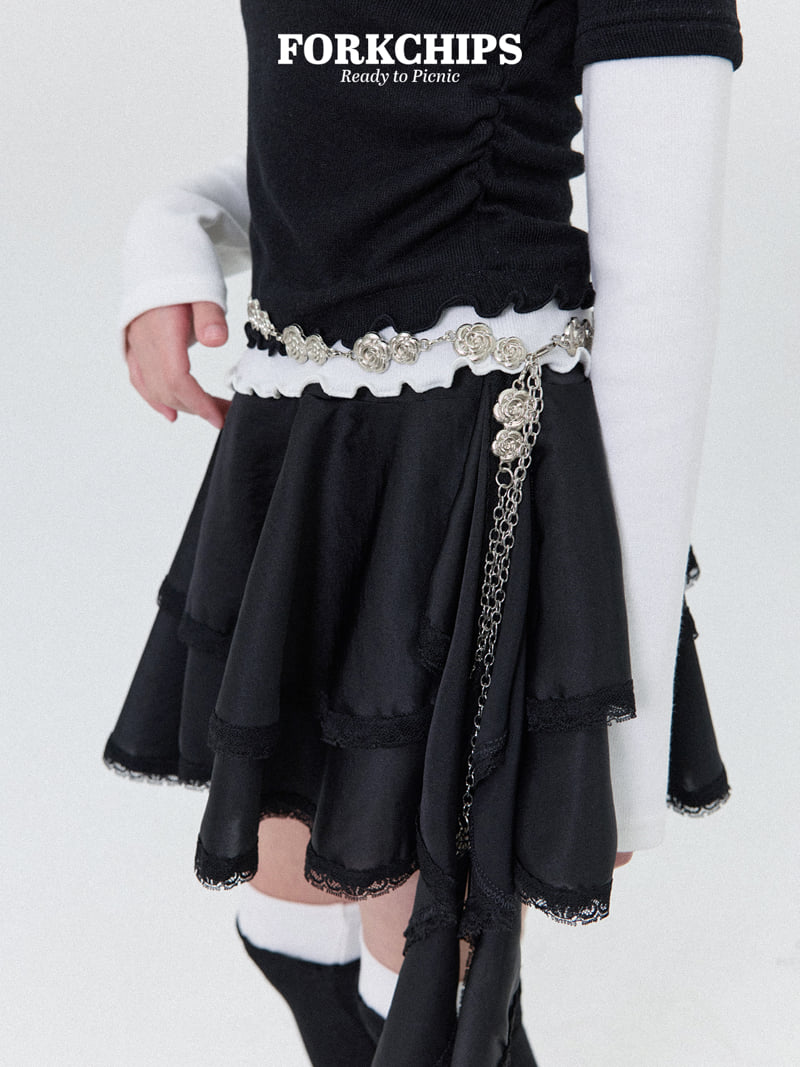 Fork Chips - Korean Children Fashion - #kidsstore - Bold Rosy Chain - 5