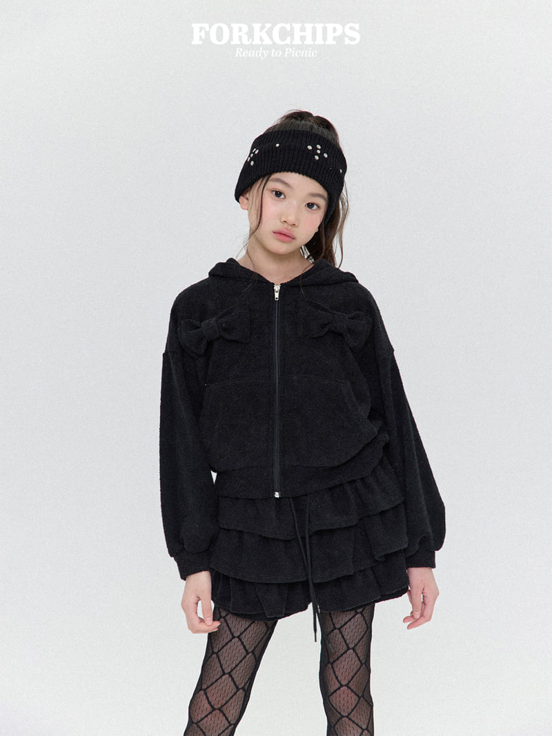 Fork Chips - Korean Children Fashion - #kidsstore - Pudding Ruffle Skirt - 3