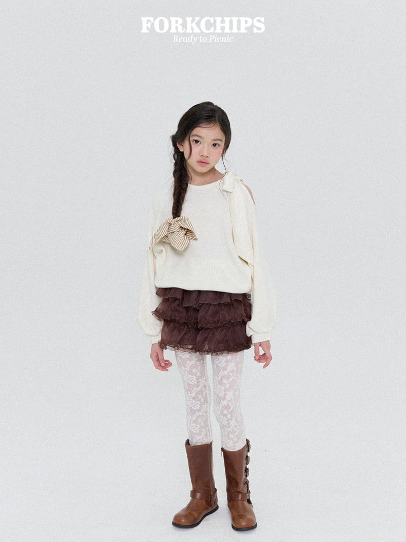 Fork Chips - Korean Children Fashion - #kidzfashiontrend - Melo Knit Sweatshirt - 10