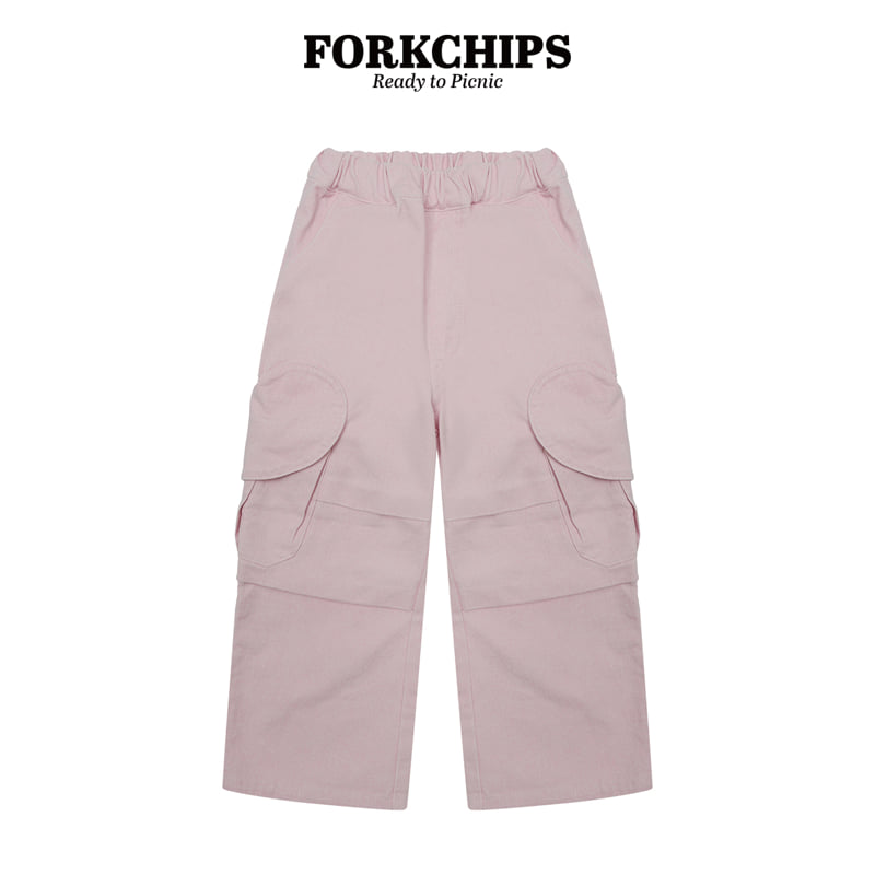 Fork Chips - Korean Children Fashion - #kidzfashiontrend - Lily Heart Pocket Pants