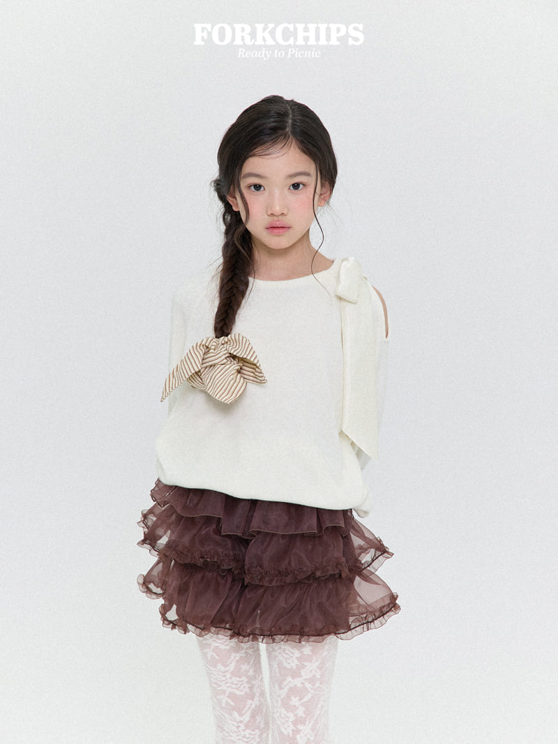 Fork Chips - Korean Children Fashion - #littlefashionista - Melo Knit Sweatshirt - 12