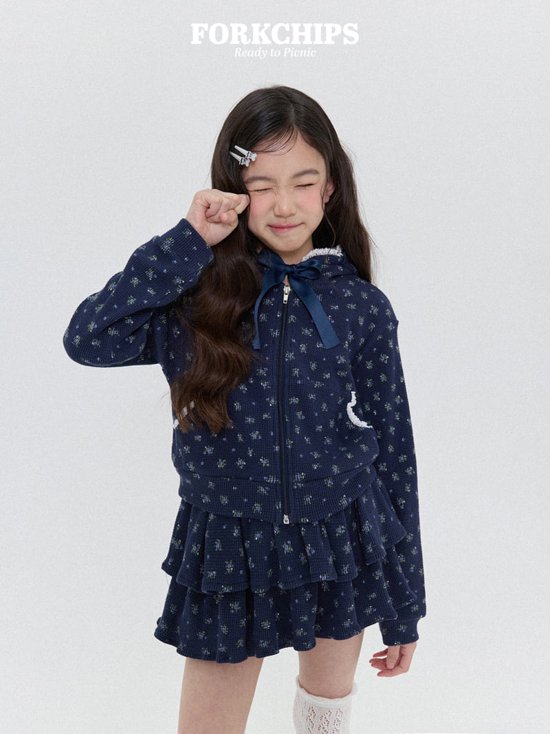 Fork Chips - Korean Children Fashion - #littlefashionista - Daisy Ruffle Skirt - 10