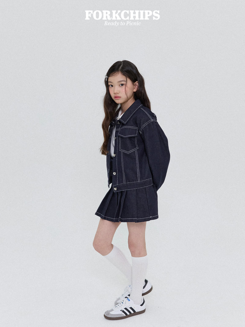 Rough Heart Jacket by Fork Chips for Child - view 9