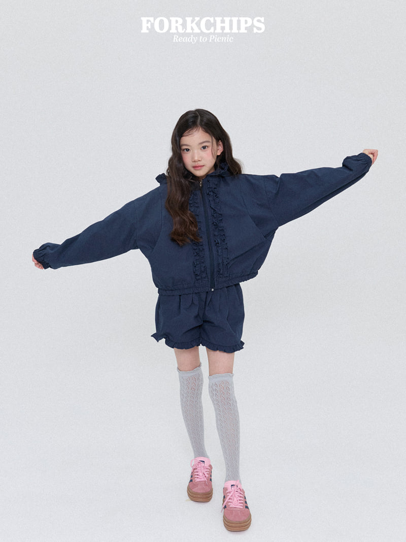Fork Chips - Korean Children Fashion - #littlefashionista - Bloom Frill Jumper - 9