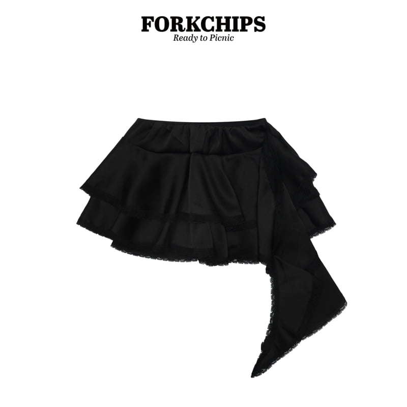 Fork Chips - Korean Children Fashion - #littlefashionista - Silky Drop Skirt - 2