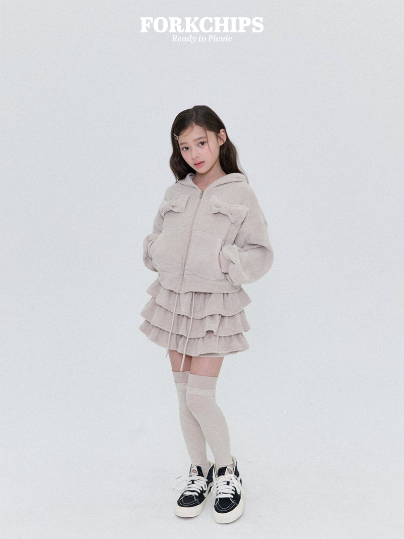 Fork Chips - Korean Children Fashion - #littlefashionista - Pudding Ruffle Skirt - 6