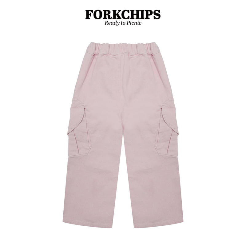 Fork Chips - Korean Children Fashion - #littlefashionista - Lily Heart Pocket Pants - 3