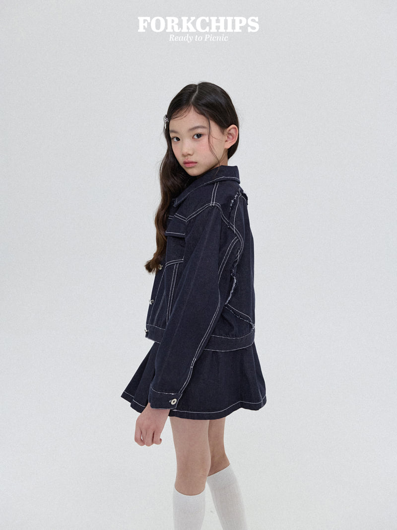 Rough Heart Jacket by Fork Chips for Child - view 10