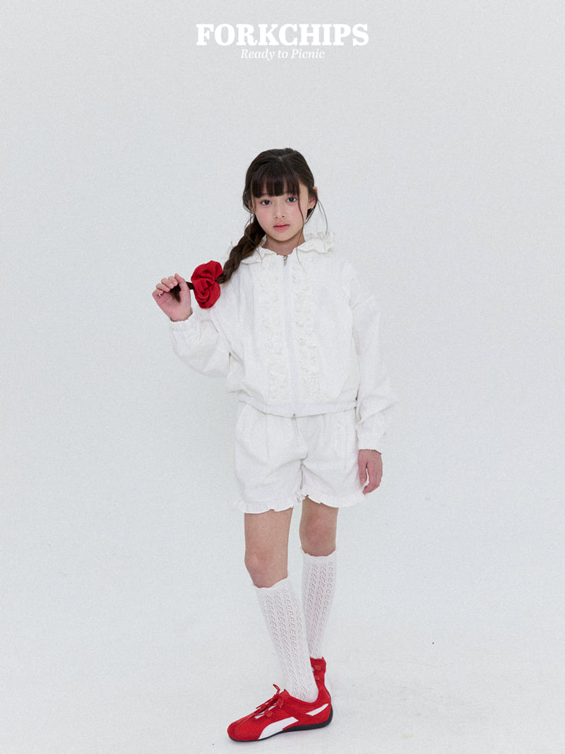 Fork Chips - Korean Children Fashion - #magicofchildhood - Bloom Frill Jumper - 10