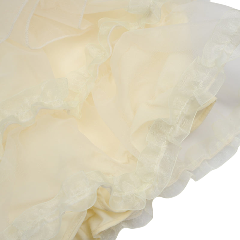 Fork Chips - Korean Children Fashion - #magicofchildhood - Caramel Ruffle Skirt - 8