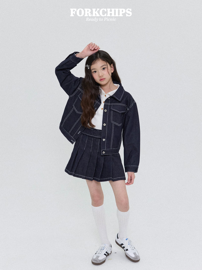Rough Heart Jacket by Fork Chips for Child - view 11