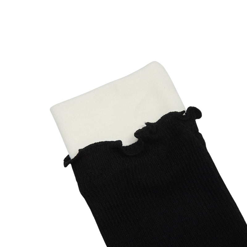 Fork Chips - Korean Children Fashion - #minifashionista - Urban Frill Socks - 2