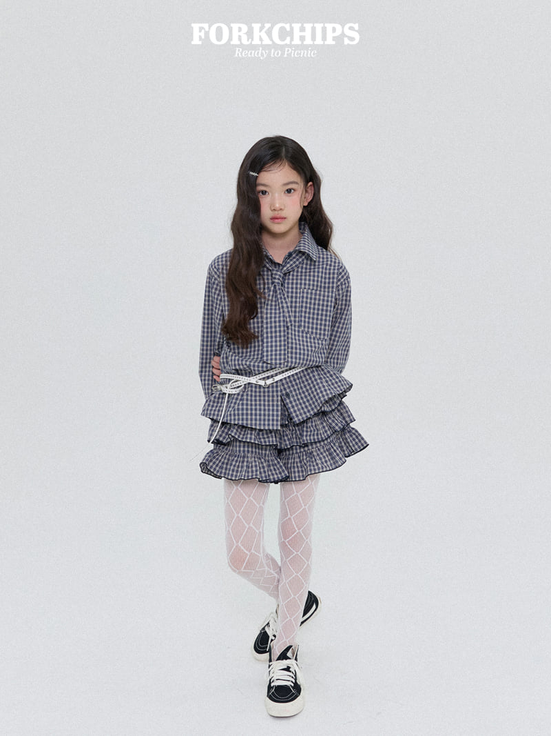 Fork Chips - Korean Children Fashion - #prettylittlegirls - Mile Ruffle Skirt - 9