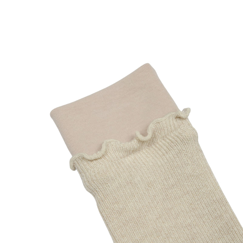 Fork Chips - Korean Children Fashion - #stylishchildhood - Urban Frill Socks - 6
