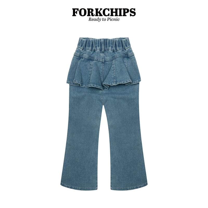 Fork Chips - Korean Children Fashion - #stylishchildhood - Wave Bootcut Pants - 2