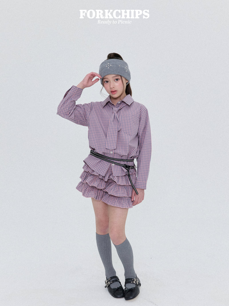 Fork Chips - Korean Children Fashion - #todddlerfashion - Mile Ruffle Skirt - 10