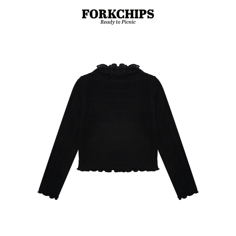 Fork Chips - Korean Children Fashion - #todddlerfashion - Veil Layered Tee - 2