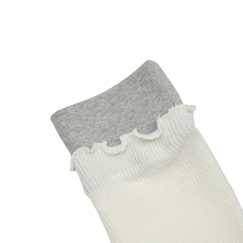 Fork Chips - Korean Children Fashion - #prettylittlegirls - Urban Frill Socks - 4