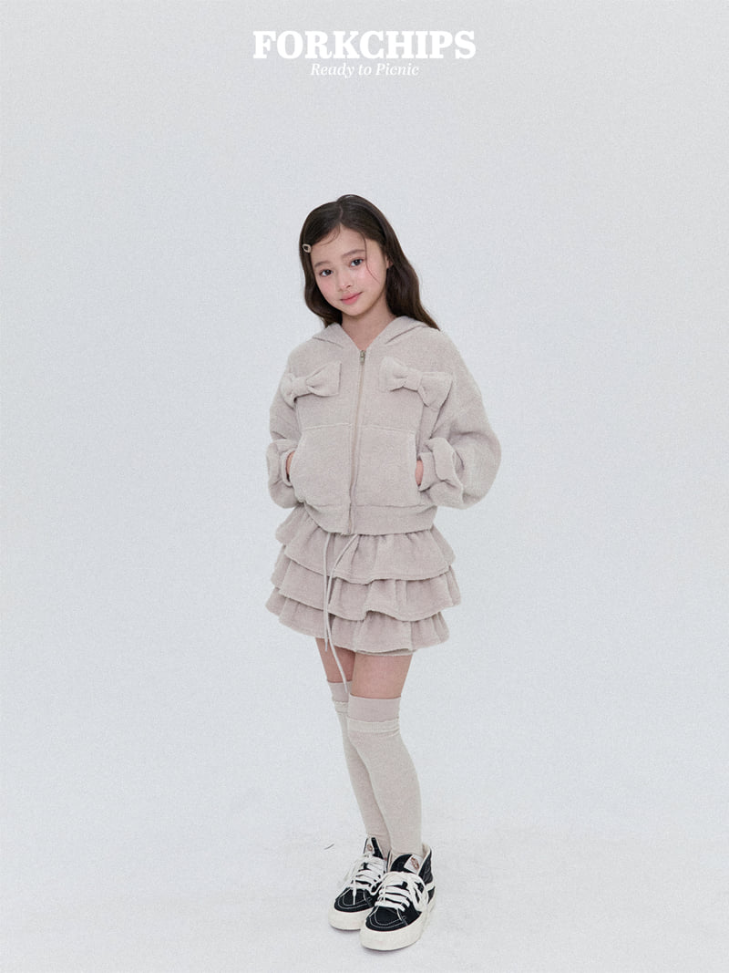 Fork Chips - Korean Children Fashion - #toddlerclothing - Pudding Ruffle Skirt - 11