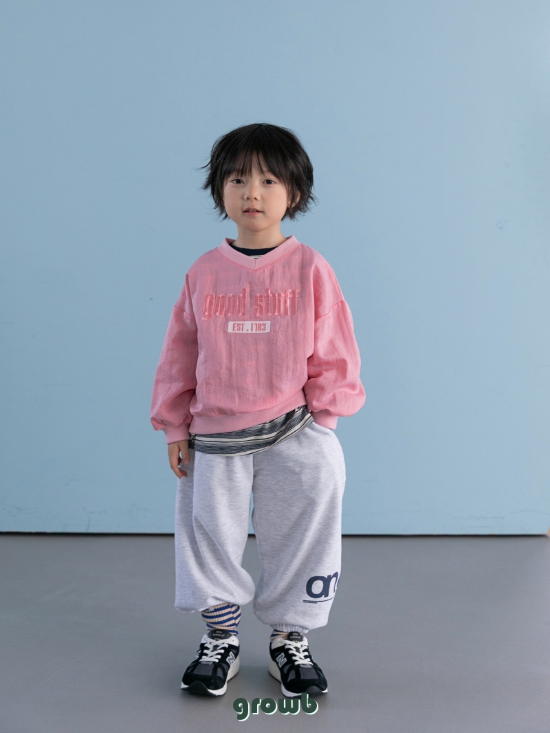 Grow B - Korean Children Fashion - #Kfashion4kids - Off Jogger Pants - 7