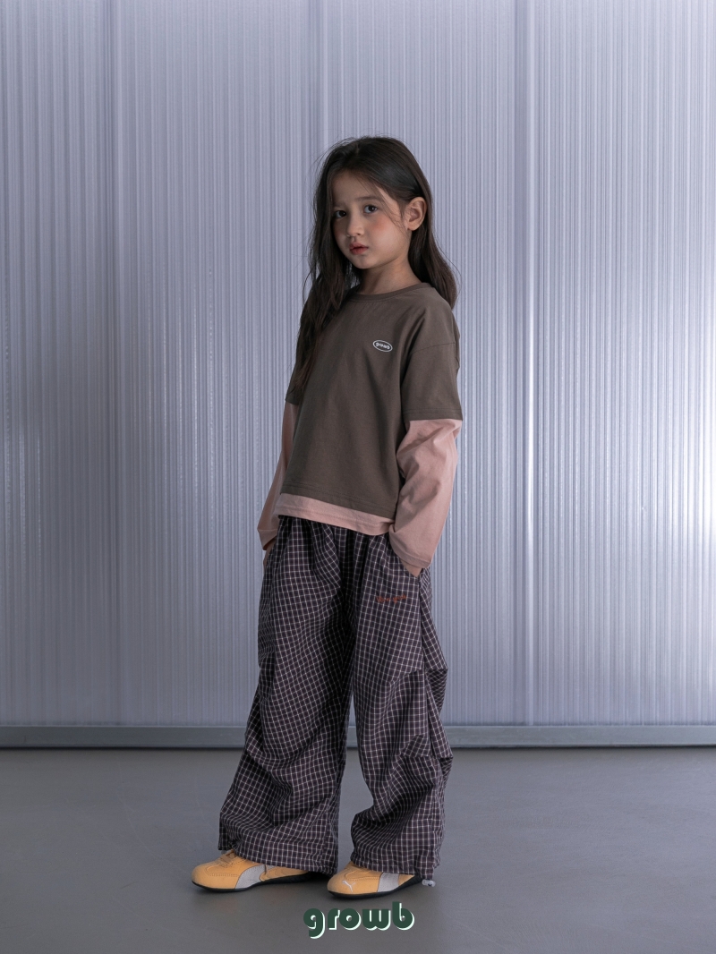Grow B - Korean Children Fashion - #kidzfashiontrend - Mood Check Pants - 4