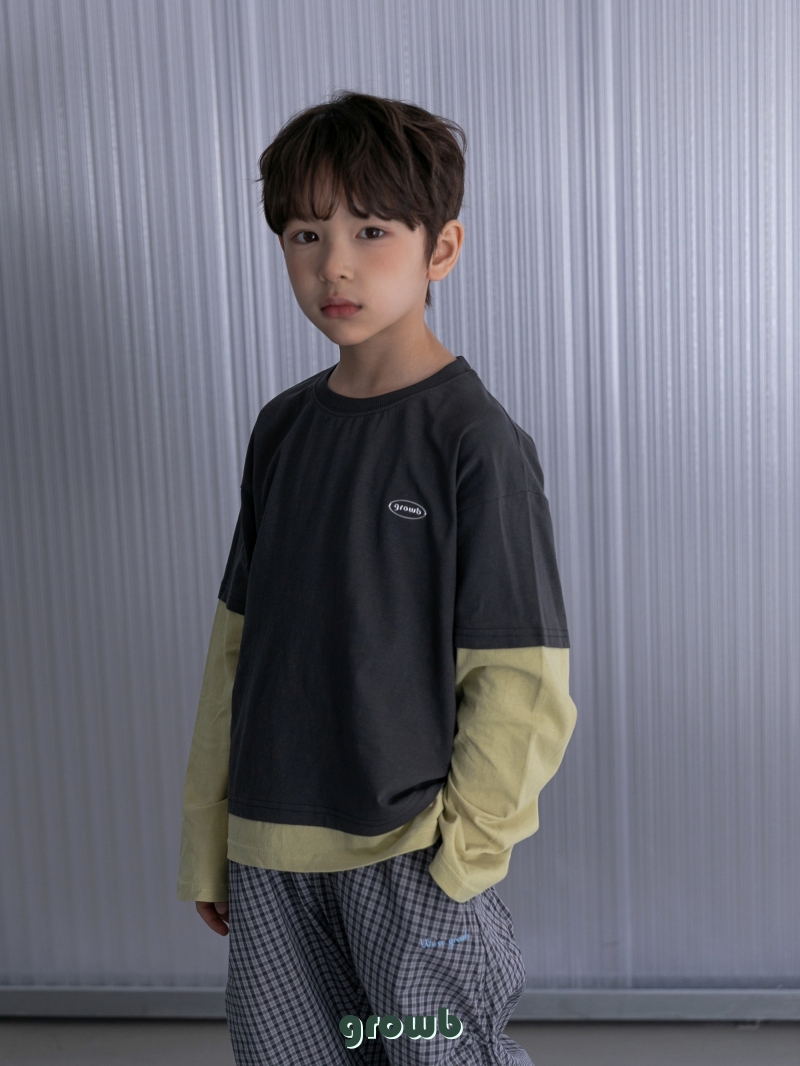Grow B - Korean Children Fashion - #childofig - Double Tee - 7