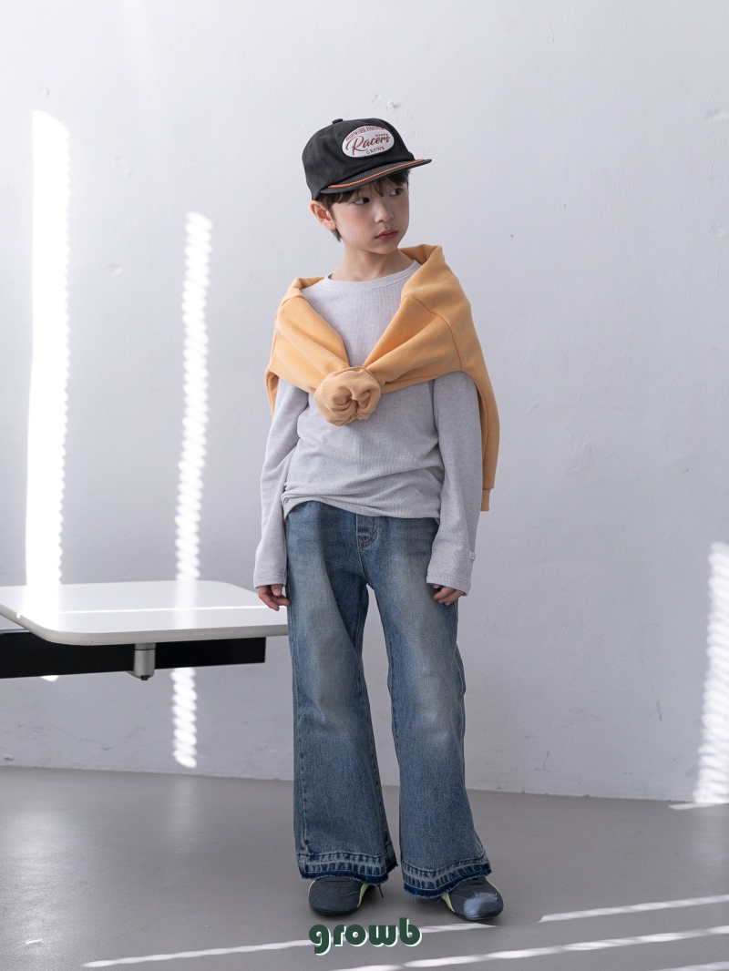 Grow B - Korean Children Fashion - #childofig - Maison Bootcut Pants - 5