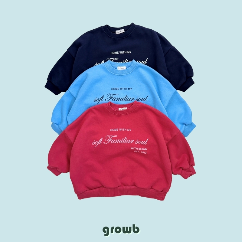 Grow B - Korean Children Fashion - #childrensboutique - Soul Sweatshirt - 3