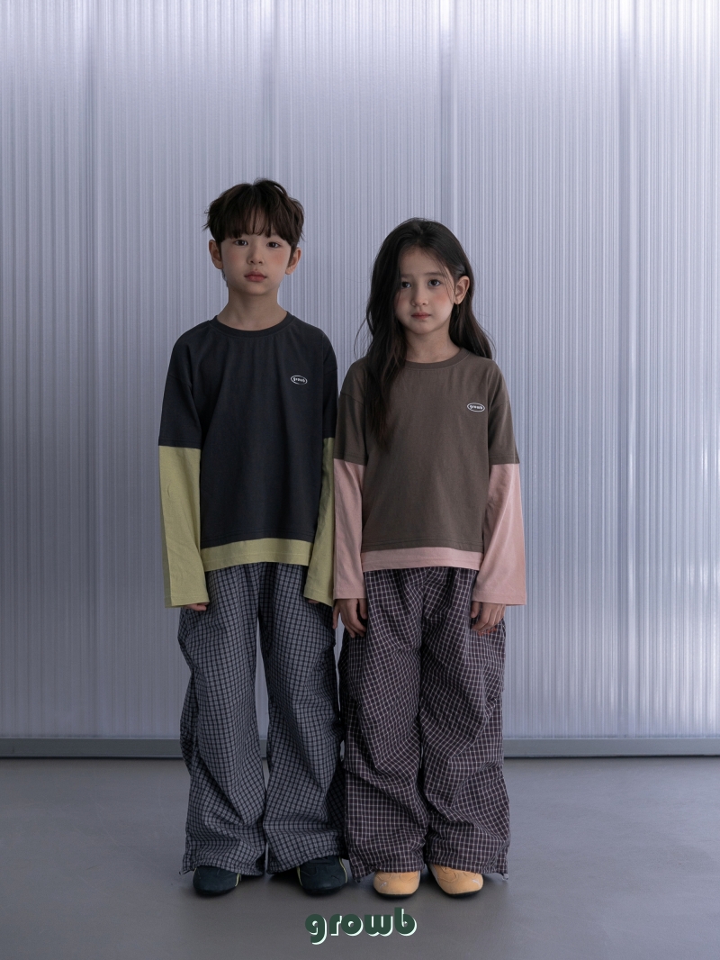 Grow B - Korean Children Fashion - #designkidswear - Double Tee - 9
